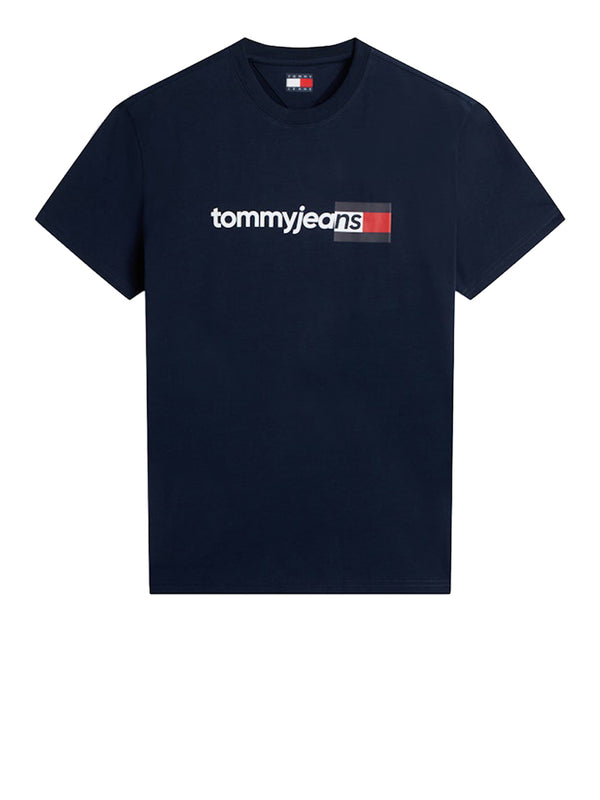 Tommy Hilfiger T-shirt Uomo Mod. DM0DM23406 C1G NAVY