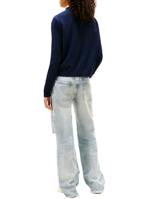 Tommy Hilfiger Maglia Donna Mod. DW0DW20159 0GZ Blu