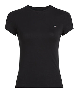 Tommy Hilfiger T-shirt Donna Mod. DW0DW20459 BDS Nero