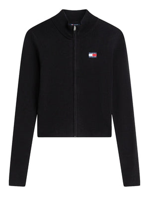 Tommy Hilfiger Cardigan Donna Mod. DW0DW20967 BDS Nero