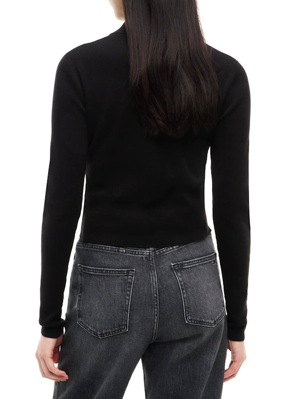 Tommy Hilfiger Cardigan Donna Mod. DW0DW20967 BDS Nero