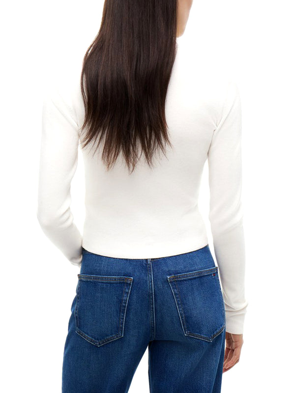 Tommy Hilfiger Cardigan Donna Mod. DW0DW20967 YBH Panna