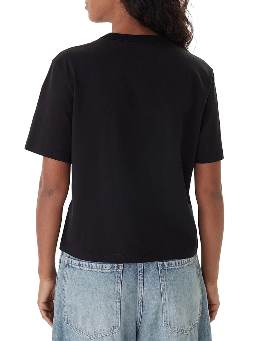 Tommy Hilfiger T-shirt Donna Mod. DW0DW22202 BDS Nero