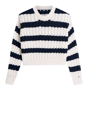 Tommy Hilfiger Maglia Donna Mod. DW0DW22926 OA9 Panna