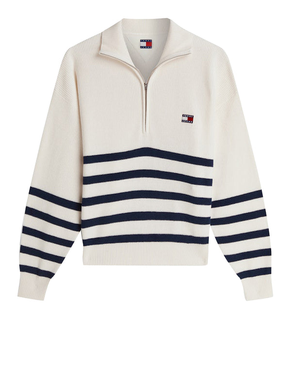 Tommy Hilfiger Maglia Donna Mod. DW0DW22928 YBH Panna