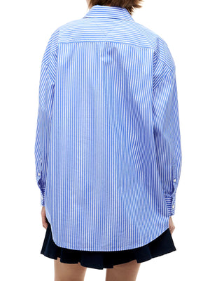 Tommy Hilfiger Camicia m/l Donna Mod. DW0DW22936 C8P Celeste