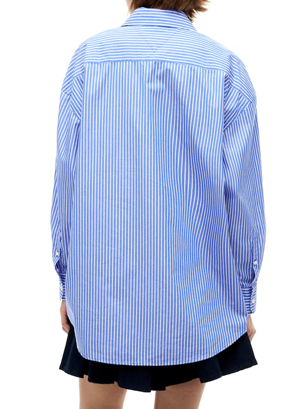 Tommy Hilfiger Camicia m/l Donna Mod. DW0DW22936 C8P Celeste