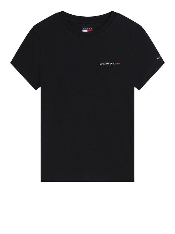 Tommy Hilfiger T-shirt Donna Mod. DW0DW23479 BDS Nero