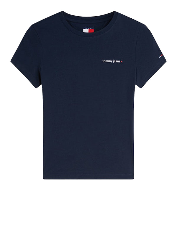 Tommy Hilfiger T-shirt Donna Mod. DW0DW23479 C1G Blu