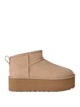 UGG Stivaletto Donna Mod. 1135092 W CLASSIC ULTRA MINI PLATFORM LBNZ Beige
