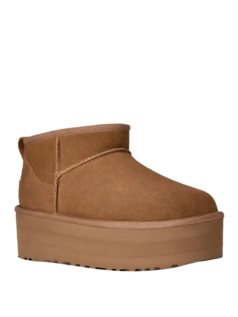 UGG Stivaletto Donna Mod. 1135092 W CLASSIC ULTRA MINI PLATFORM CHE Marroncino