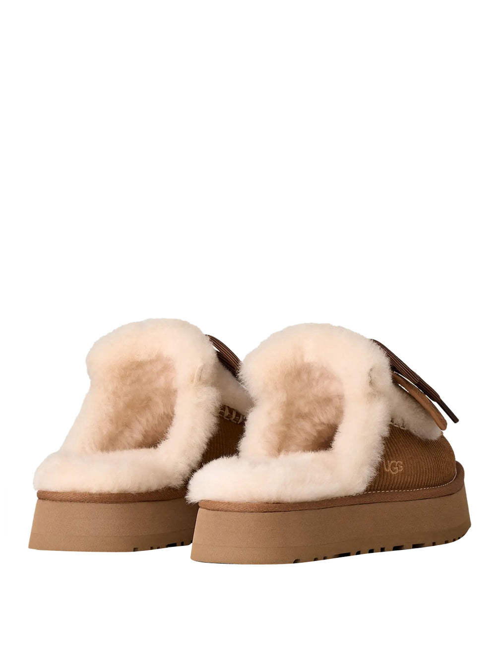 UGG Ciabatta Donna Mod. 1180360 W DISQUETTE HERITAGE CHE Beige