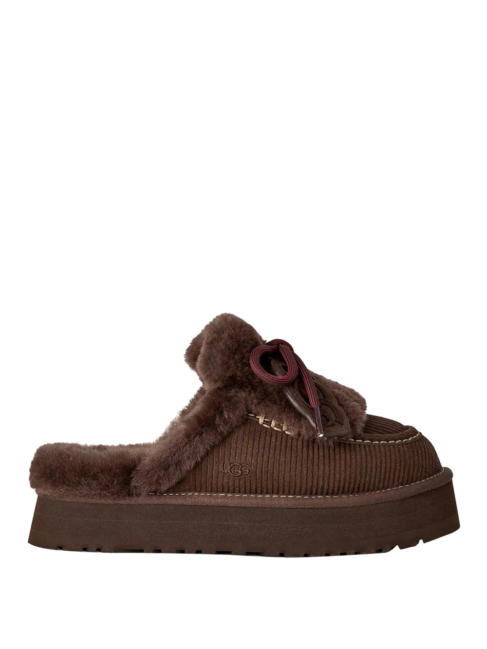 UGG Ciabatta Donna Mod. 1180360 W DISQUETTE HERITAGE BCDR Moro