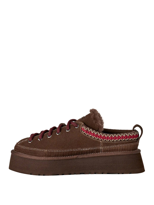 UGG Scarpa Donna Mod. 1180361 W HERITAGE LACE-UP SLIPPER BCRD Moro