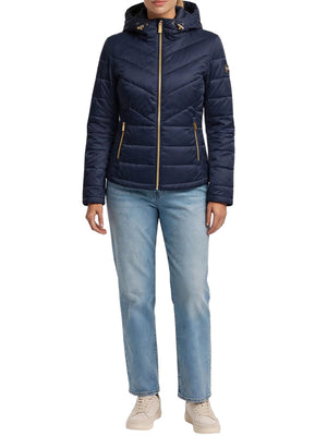 Yes Zee Giubbotto corto Donna Mod. J007 M500 710 Blu