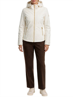 Yes Zee Giubbotto corto Donna Mod. J028 M200 157 Avorio