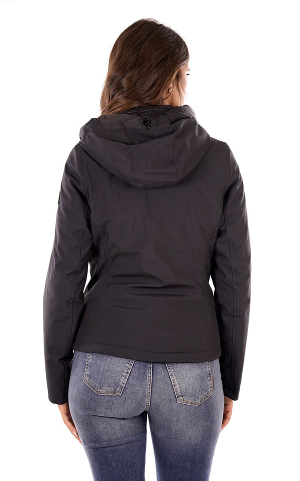 Yes Zee Giubbotto corto Donna Mod. J028 M200 801 Nero
