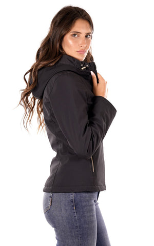 Yes Zee Giubbotto corto Donna Mod. J028 M200 801 Nero