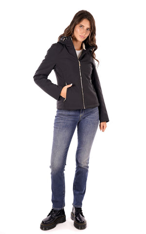 Yes Zee Giubbotto corto Donna Mod. J028 M200 801 Nero