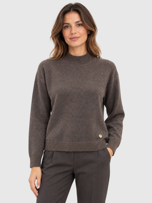 Yes Zee Lupetto Donna Mod. M003 BN00 232 Moro