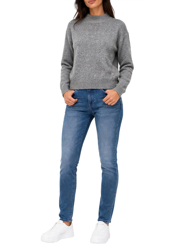 Yes Zee Lupetto Donna Mod. M003 BN00 842 Grigio