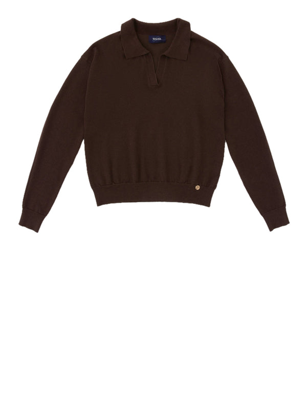Yes Zee Maglia Donna Mod. M006 BL00 232 Moro