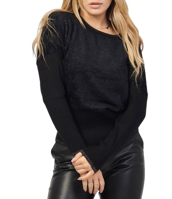 Yes Zee Maglia Donna Mod. M014 IS00 801 Nero