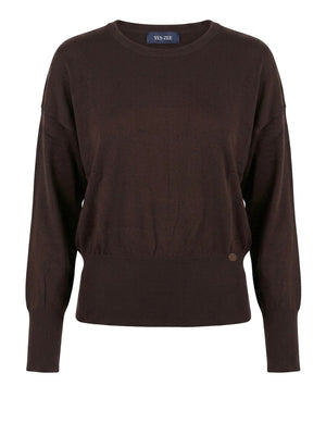 Yes Zee Maglia Donna Mod. M051 RU00 232 Moro