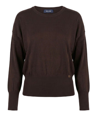 Yes Zee Maglia Donna Mod. M051 RU00 232 Moro