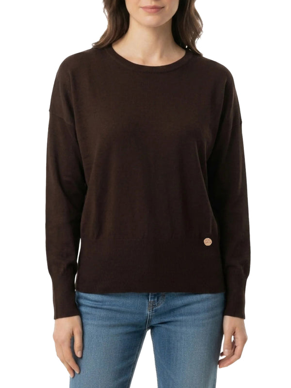 Yes Zee Maglia Donna Mod. M051 RU00 232 Moro