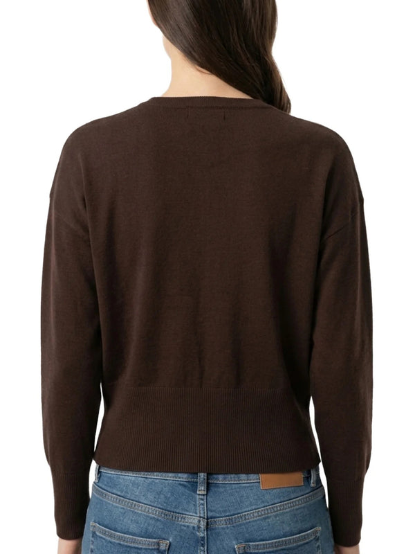 Yes Zee Maglia Donna Mod. M051 RU00 232 Moro