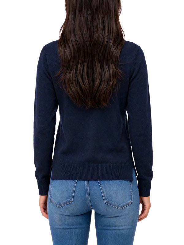 Yes Zee Maglia Donna Mod. M052 RU00 710 Blu