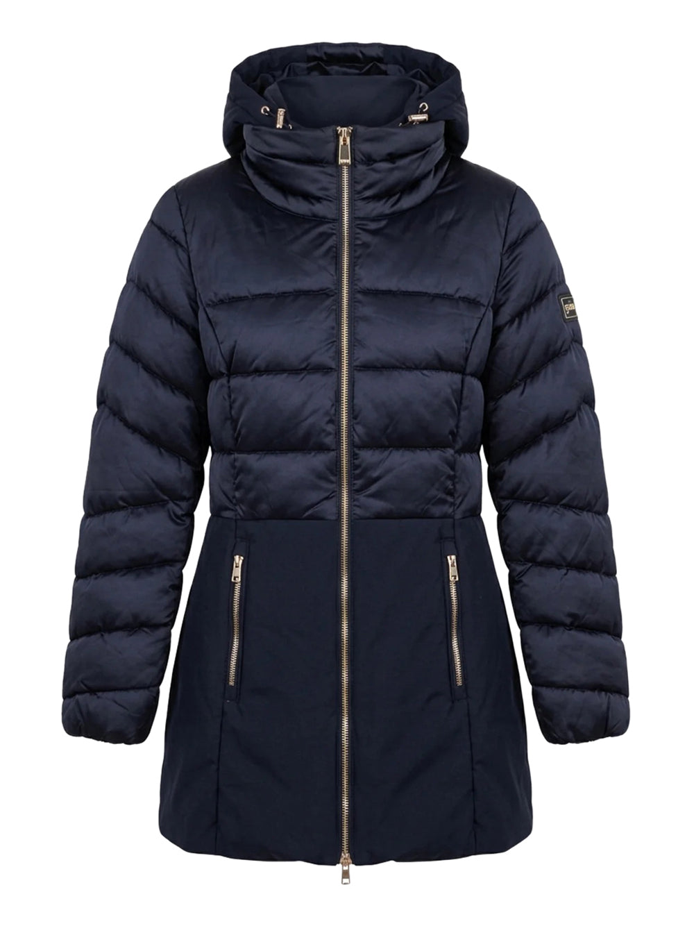 Yes Zee Giubbotto lungo Donna Mod. O003 M500 710 Blu