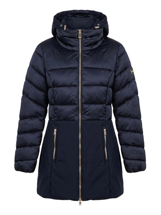 Yes Zee Giubbotto lungo Donna Mod. O003 M500 710 Blu
