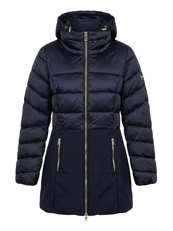 Yes Zee Giubbotto lungo Donna Mod. O003 M500 710 Blu