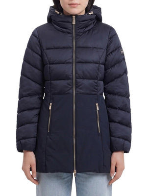 Yes Zee Giubbotto lungo Donna Mod. O003 M500 710 Blu