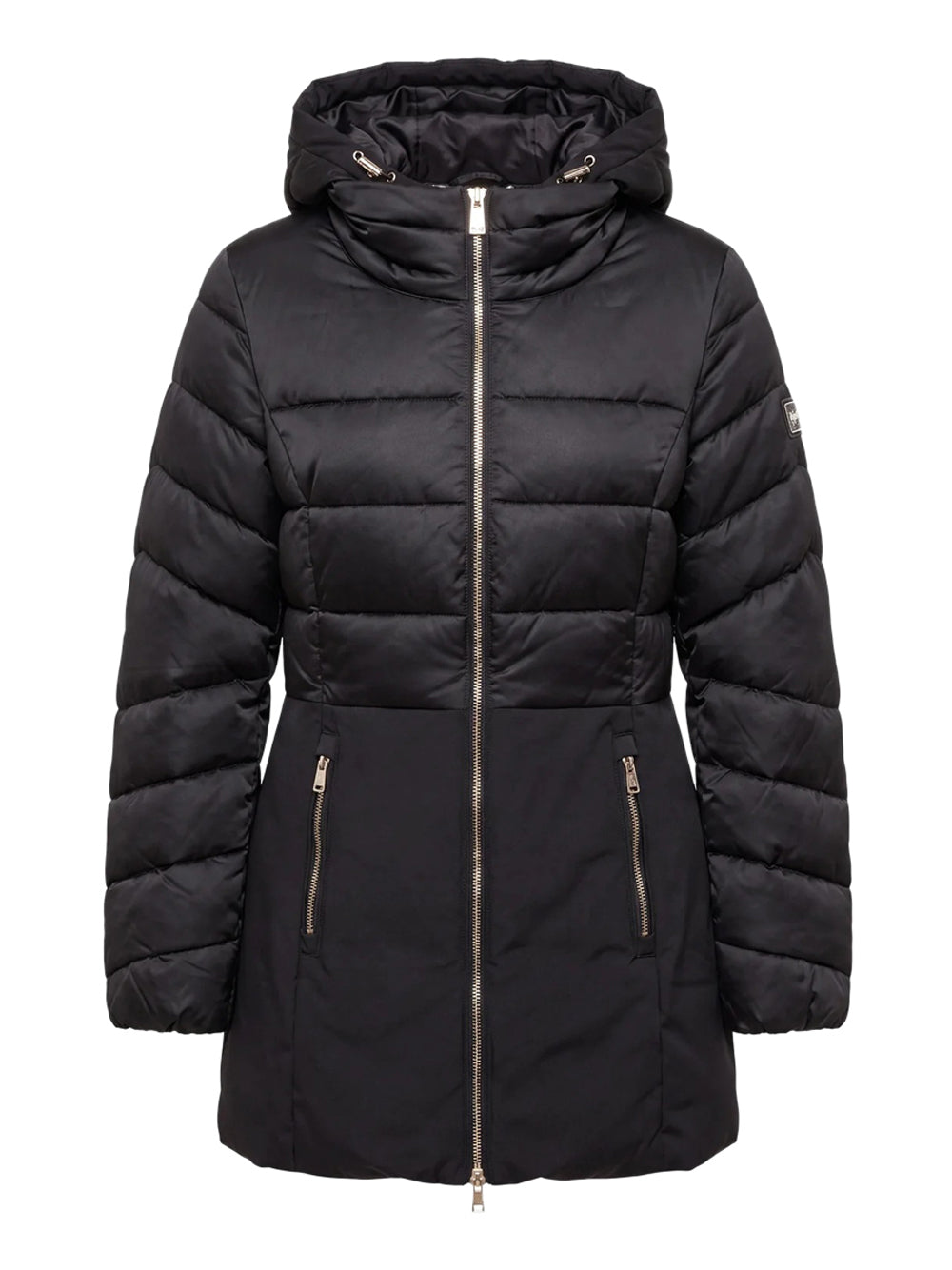 Yes Zee Giubbotto lungo Donna Mod. O003 M500 801 Nero