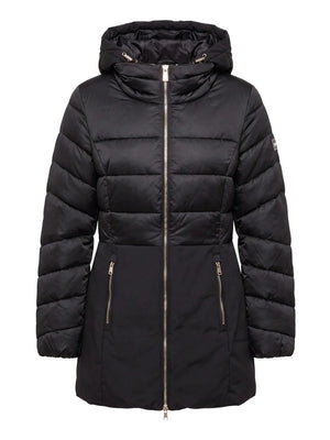 Yes Zee Giubbotto lungo Donna Mod. O003 M500 801 Nero