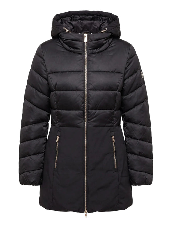 Yes Zee Giubbotto lungo Donna Mod. O003 M500 801 Nero