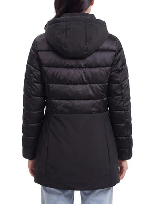 Yes Zee Giubbotto lungo Donna Mod. O003 M500 801 Nero