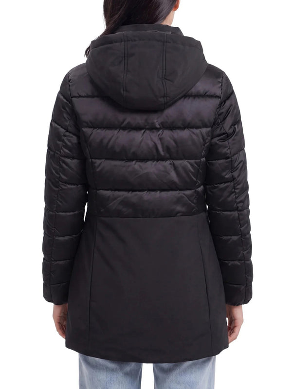 Yes Zee Giubbotto lungo Donna Mod. O003 M500 801 Nero