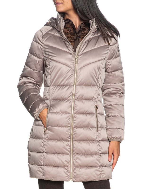 Yes Zee Giubbotto lungo Donna Mod. O017 M500 222 Beige