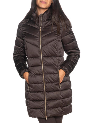 Yes Zee Giubbotto lungo Donna Mod. O017 M500 232 Moro