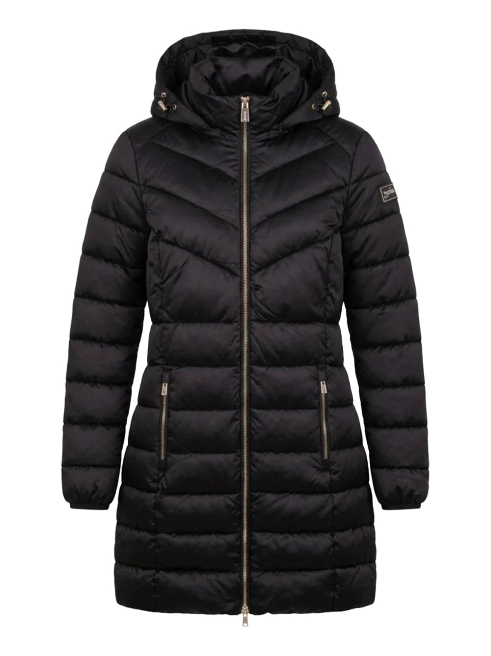 Yes Zee Giubbotto lungo Donna Mod. O017 M500 801 Nero