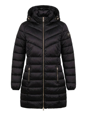 Yes Zee Giubbotto lungo Donna Mod. O017 M500 801 Nero