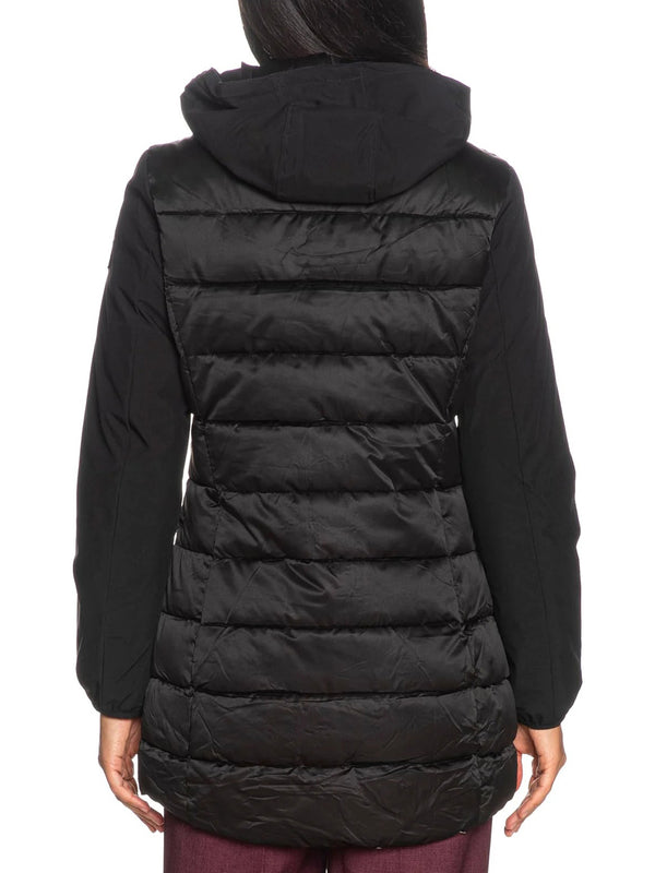 Yes Zee Giubbotto lungo Donna Mod. O045 M500 801 Nero