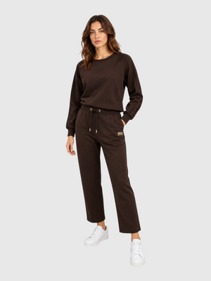 Yes Zee Pantalone Donna Mod. P370 NR00 232 Moro