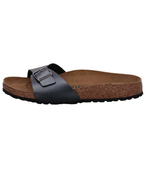 1021532MADRIDMETALLIC BLACK Ciabbatta Birkenstock