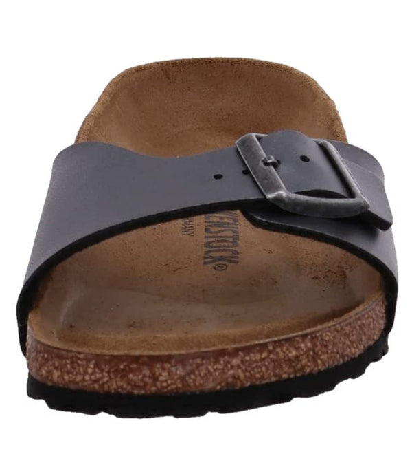 1021532MADRIDMETALLIC BLACK Ciabbatta Birkenstock