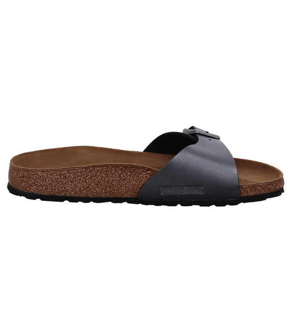 1021532MADRIDMETALLIC BLACK Ciabbatta Birkenstock
